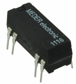 DIP12-1C90-51L, Герконовое реле, SPDT, 12 В DC, Серия DIP, Сквозное Отверстие, 500 Ом, 200 мА