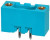 TBP01R2W-508-02BE, Pluggable Terminal Blocks Terminal block, pluggable, w screw lock, 5.08, receptical, 2 pole, blue