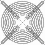 LZ35, Защитная решетка вентилятора, решетка, ebm-papst fan series 5200 & 5900, 127 мм, 114.5 мм, Ста LZ35, Защитная решетка вентилятора, решетка, ebm-papst fan series 5200 & 5900, 127 мм, 114.5 мм, Ста