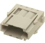 09140063001, Разъем: HAN, модуль, "папа", Han Modular E, PIN: 6, без контактов 09140063001, Разъем: HAN, модуль, "папа", Han Modular E, PIN: 6, без контактов