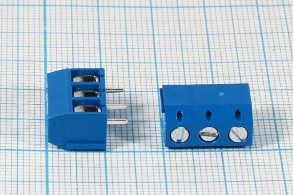 Клеммник наборный, контакты 3P5, на плату, 306-031-12