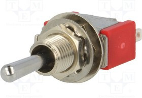 1MS5T1B1M1QE, Переключатель: тумблер; Пол: 3; SP3T; ON-OFF-(ON); 2A/250ВAC