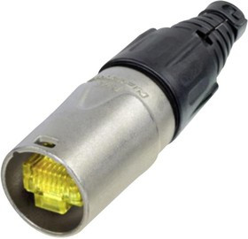 Neutrik NE8MX кабельный разъем RJ45, для кабеля 5 - 8 мм, разъем для установки на готовый кабель, не совместим с панельными NE8FDY-C6 и NE8F