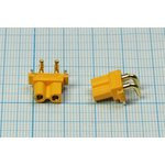 Разъем питания DC розетка , 2P2C, на плату, угловой, XT-30PW-F