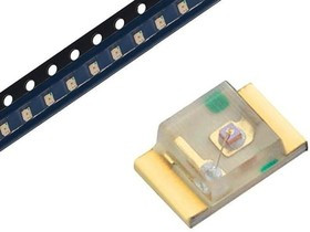 L-C170YCT, Светодиод smd 2х1,25мм/желтый/585нм/1. 6-4.5мкд/прозрачный/130°