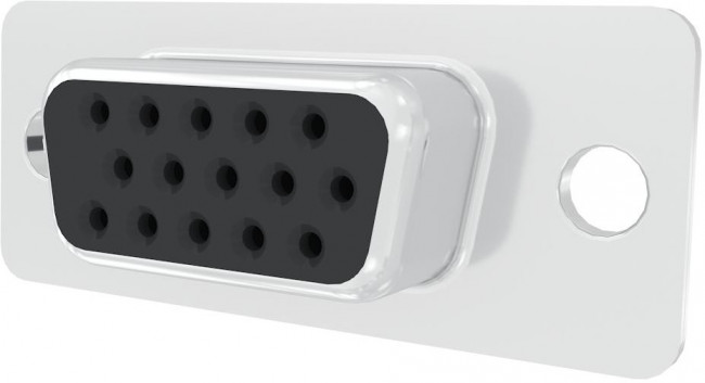 L177HRE15S, D-Sub High Density Connectors 15P Sz E Recpt Hsng Skt Tinned Shell