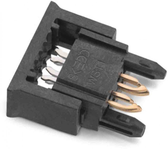 490107670412, 4-Way IDC Connector Plug for Through Hole Mount, 2-Row 490107670412, 4-Way IDC Connector Plug for Through Hole Mount, 2-Row