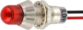1782816R1R54UCL1, LED Indicator, Stranded Wire, Fixed, Red, DC, 28V