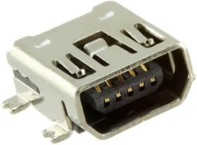 MUSB-05-S-AB-SM-A-K-TR, USB Connectors Mini USB 2.0 Interface