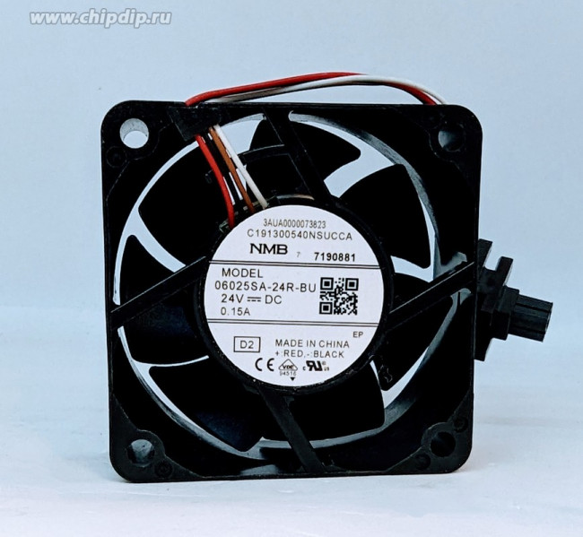 Вентилятор NMB 06025SA-24R-BU 24v 0.15A 60x25 4pin