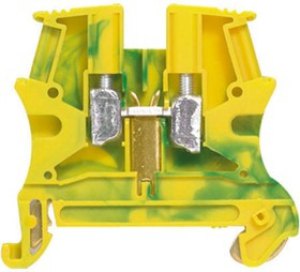 0 371 72, 371 Series Green/Yellow DIN Rail Terminal Block, 6mm², Single-Level, Screw Termination 0 371 72, 371 Series Green/Yellow DIN Rail Terminal Block, 6mm², Single-Level, Screw Termination