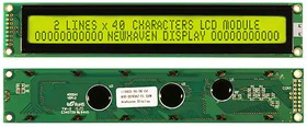 NHD-0240AZ-FL-GBW, LCD Character Display Modules &amp; Accessories STN- GRAY Transfl 182.0 x 33.5