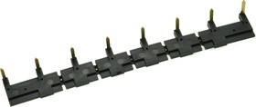 Перемычка гребневая ZGGZ80-2, 8P, 10A, чёрный, для GZT80, GZM80