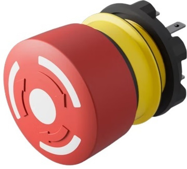 84-5040.0020, Emergency Stop Switch 2NC Round Button Plug