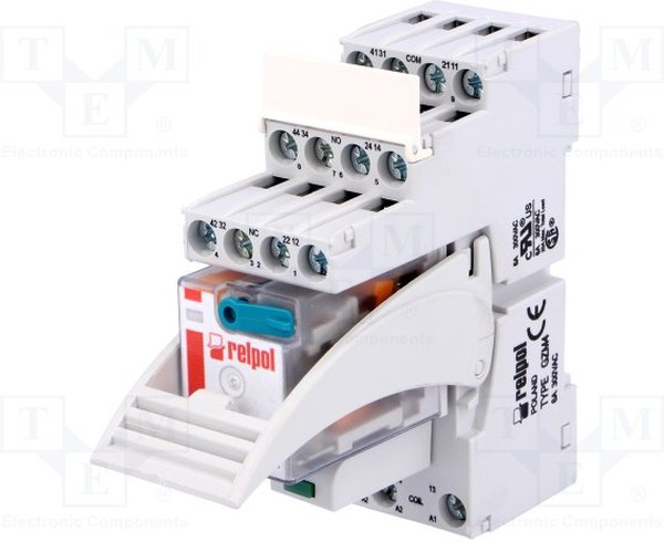 PIR4024DC00LD, Реле: интерфейсное, 4PDT, Uобмотки: 24ВDC, 6А, 6A/250ВAC, 6A/24ВDC PIR4024DC00LD, Реле: интерфейсное, 4PDT, Uобмотки: 24ВDC, 6А, 6A/250ВAC, 6A/24ВDC