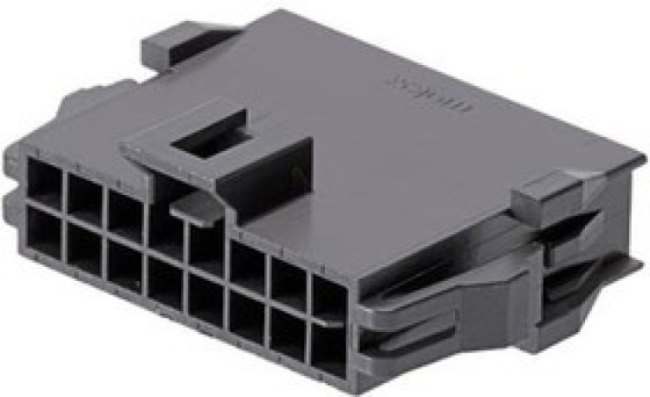 201444-1106, Headers &amp; Wire Housings NANO-FIT PLUG HSG DR 6CKT BLK