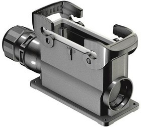 19433240233, Heavy Duty Power Connectors HAN-ECO 24B O SMT HS DBL LVR 1XM40 W GLAN