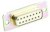 DCMAM37PK87, Circular MIL Spec Connector DSUB 37M CRIMP G50 TIN