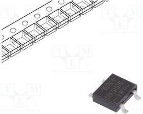 DBLS157G-RD, Однофазный выпрямительный мост, Urmax 1кВ, If 1,5А, Ifsm 50А