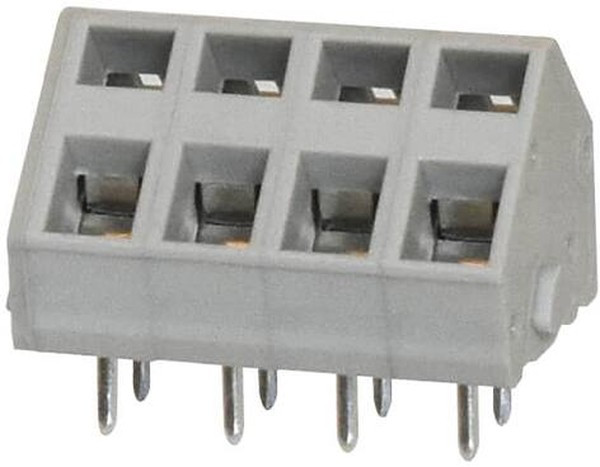TBL007A-500-04GY, Fixed Terminal Blocks Terminal block, screwless, 5.00, 45, 4, Gray TBL007A-500-04GY, Fixed Terminal Blocks Terminal block, screwless, 5.00, 45, 4, Gray