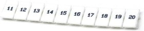 MT6/H-11-20, Terminal Block Tools &amp; Accessories Tag 6mm Hrz, 11-20 Sold by Pack of 100