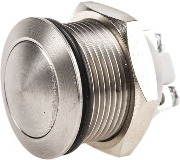 AV191003C940K, Push Button Switch, Momentary, Panel Mount, 19.2mm Cutout, SPST, 48V dc, IP65 AV191003C940K, Push Button Switch, Momentary, Panel Mount, 19.2mm Cutout, SPST, 48V dc, IP65