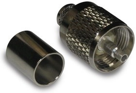 182102, RF Connectors / Coaxial Connectors UHF STRT CRIMP PLUG RG-8, RG-213, RG-393