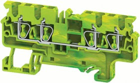 Клемма заземляющая пружинная OptiClip CXG-2.5-QUATTRO- PE-I-(0.2-2.5)-PEN КЭАЗ 331830