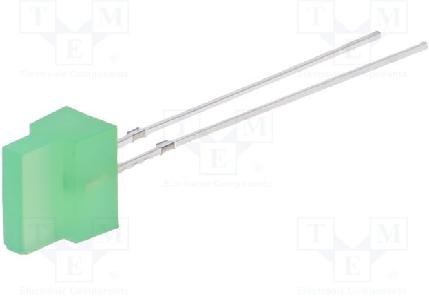 OSG5TA7234B, LED; rectangular; 1.8x7.05mm; green; 330?500mcd; 30°; Front: flat OSG5TA7234B, LED; rectangular; 1.8x7.05mm; green; 330?500mcd; 30°; Front: flat