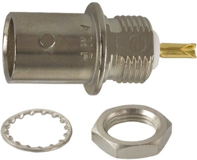 5227754-2, RF/COAXIAL, BNC JACK, STRAIGHT, 50 OHM, SOLDER