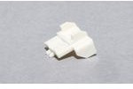 172709-0101, Headers &amp; Wire Housings MINIFIT TPA2 1CKT TPA RETAINER 94V-2 GW WHITE