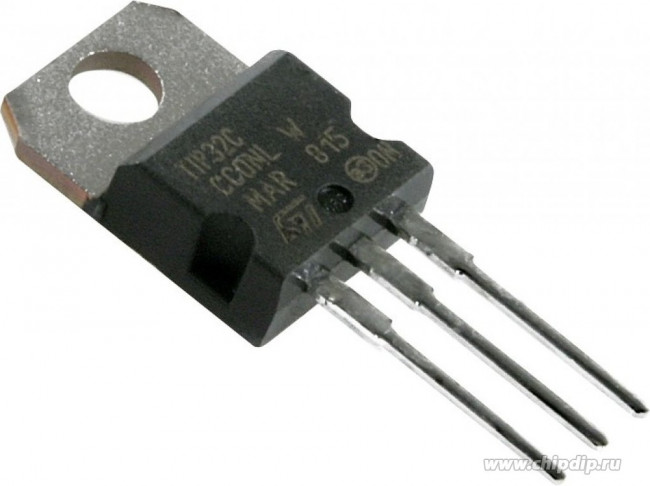 TIP32C, Trans GP BJT PNP 100V 3A 2000mW 3-Pin(3+Tab) TO-220AB Tube