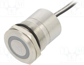 BG-MC25MCSRG, Переключатель: емкостный, Пол: 2, SPST-NC, 0,01A/12ВDC, IP68, 20мОм