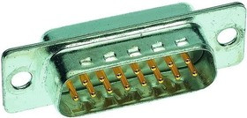 09642217230, D-Sub Standard Connectors 15P MALE SOLDER CUP THRU HOLE