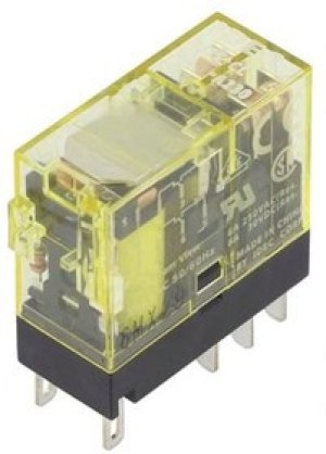 RJ2S-CL-A230, Реле: электромагнитное, DPDT, Uобмотки: 230ВAC, 8A/250ВAC, 24,1кОм