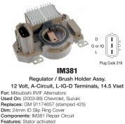 IM381, IM381_реле-регулятор! Mitsubishi 12V\ Suzuki Vitara 2.0, Chevrolet Tracker 2.0 99-01