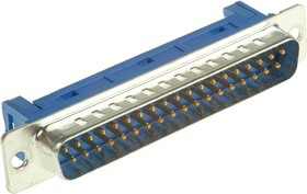 37 Way Cable Mount D-sub Connector Plug, 1.27mm Pitch