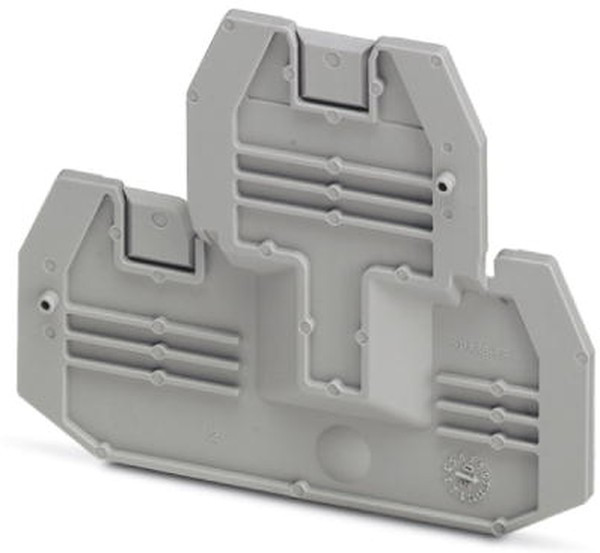 Крышка концевая D-UTTB 2,5/4 /2,2mm, для винтовых клемм UTTB 2,5..4, серая