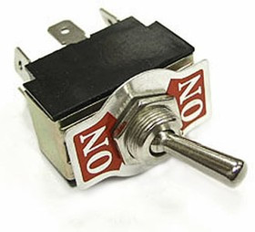 KN3(B)-202P on-on, Тумблер двухпозиционный двухполюсный KN3(B)-202P, 56.7х19.5х33.5 мм, ON-ON, DPDT, 6 А, 250 В, 50 мОм, 6 контактов, под п