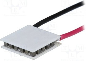 PM-15X15-9.5, Модуль: элемент Пельтье, 2В, 8,5А, 15x15x3,7мм, 9,5Вт, Мат-л: Al2O3