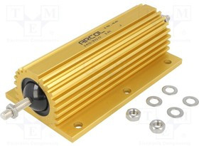 HS300-250RF, Резистор: проволочный, с радиатором, винтами, 250Ом, 300Вт, ±1%