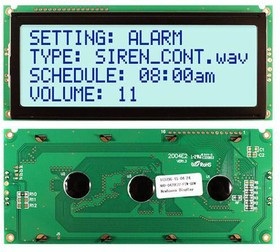 NHD-0420E2Z-FSW-GBW, LCD Character Display Modules &amp; Accessories STN- GRAY Transfl 146.0 x 62.5