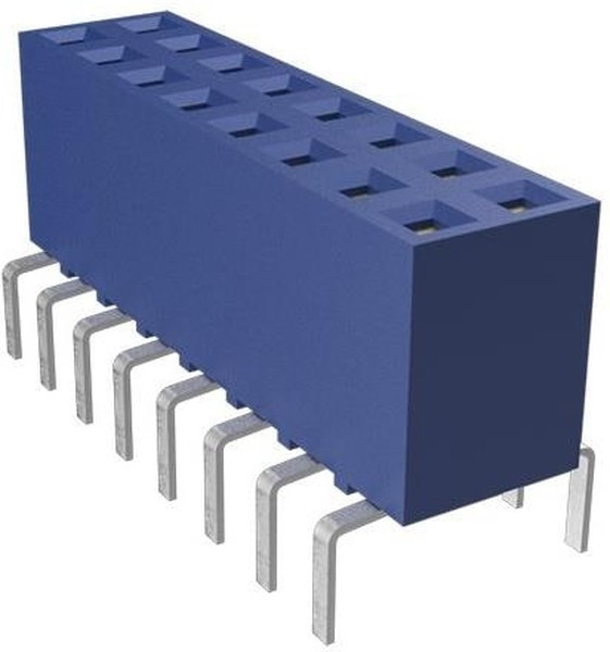 87606-305LF, Conn Socket Strip SKT 10 POS 2.54mm Solder ST Thru-Hole Dubox® Tube