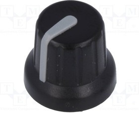 GMN-4GY, Ручка, миниатюрный,с указателем, ABS, Диаметр оси 6мм, -16x14мм