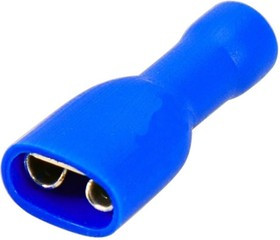 KLS8-01109-FDFD2-187 (8) (FDFV2-187(8)), Клемма ножевая изолированная 4.75 x 0.8,синяя, провод 1.5-2