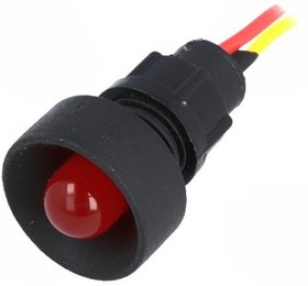 LKS12-24-R, Индикат.лампа: LED, вогнутый, 12-24ВDC, 12-24ВAC, Отв: d13мм, IP20 LKS12-24-R, Индикат.лампа: LED, вогнутый, 12-24ВDC, 12-24ВAC, Отв: d13мм, IP20