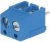 TB-5.0-P-2P1/BL, Зажимная рейка для печатных плат, угловой 90°, 5мм, на PCB, 16А TB-5.0-P-2P1/BL, Зажимная рейка для печатных плат, угловой 90°, 5мм, на PCB, 16А