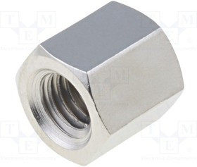 TFF-M5X8/DR118, Дистанцирующая стойка с резьбой, 8мм, Внутр.резьба: M5, латунь