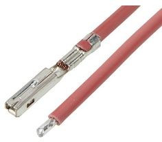 216301-2123, Rectangular Cable Assemblies MX150 F-S 225MM 14 AWG LEADS RD Sn