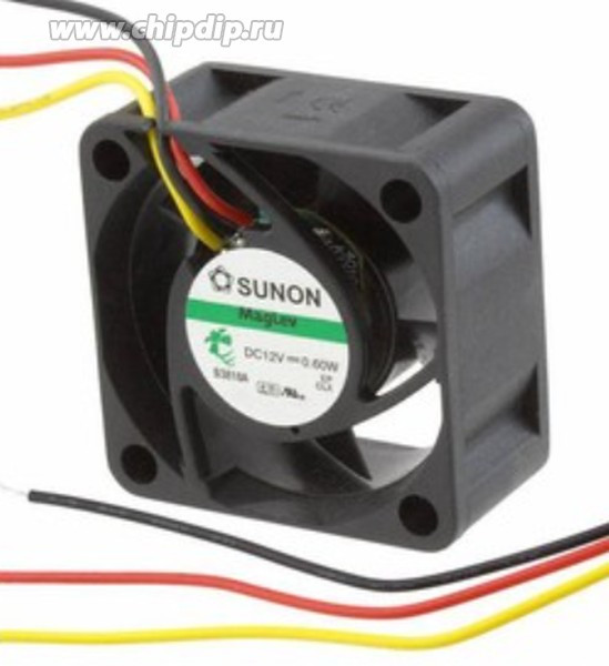 Вентилятор SUNON PE80252V2-000U-G99 DC 24В 80x80x25мм 96,84м3/ч 45дБА Vapo 3,99Вт 3pin